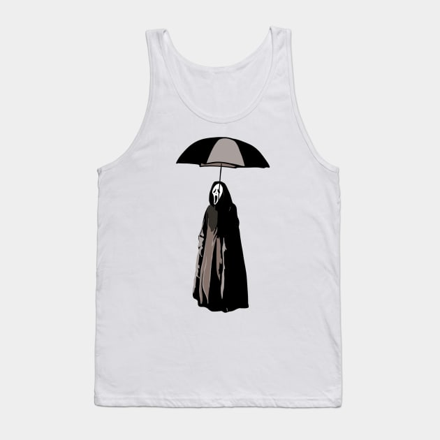 Umbrella Ghosty Tank Top by notastranger